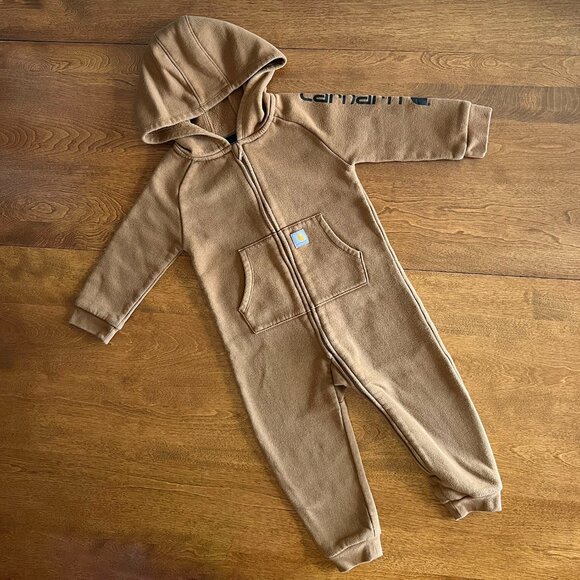 Carhartt Other - Carhartt tan coverall romper 18m